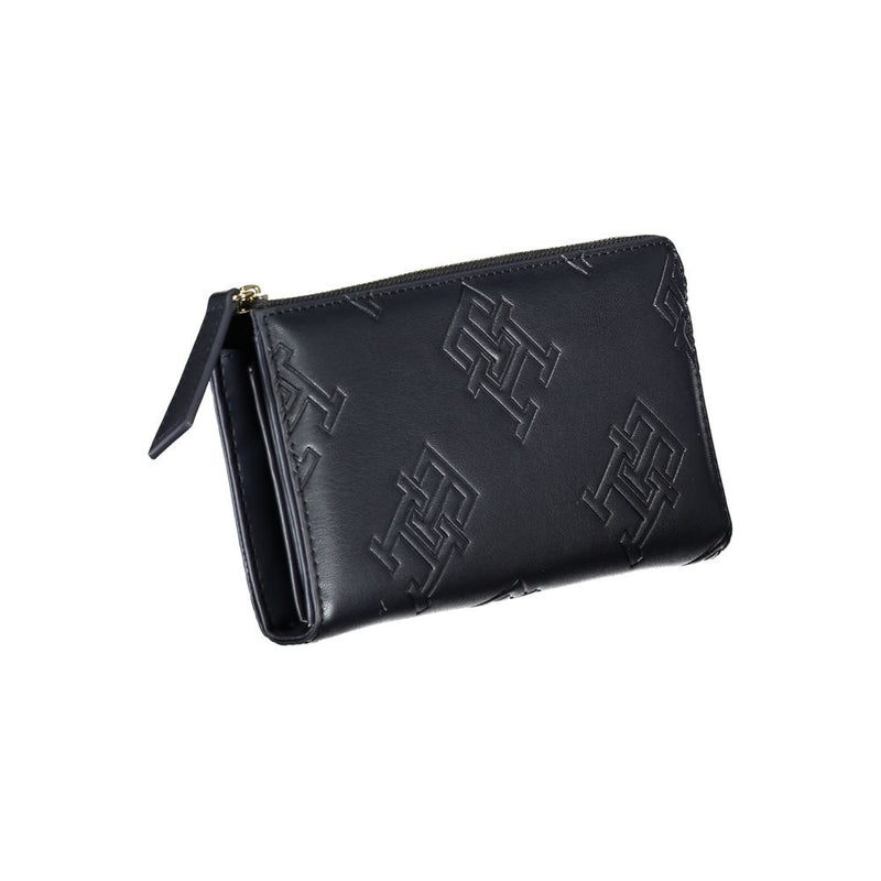 Tommy Hilfiger Elegant Blue Zip-Around Women's Wallet