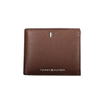 Tommy Hilfiger Elegant Leather Wallet with Contrast Men's Details