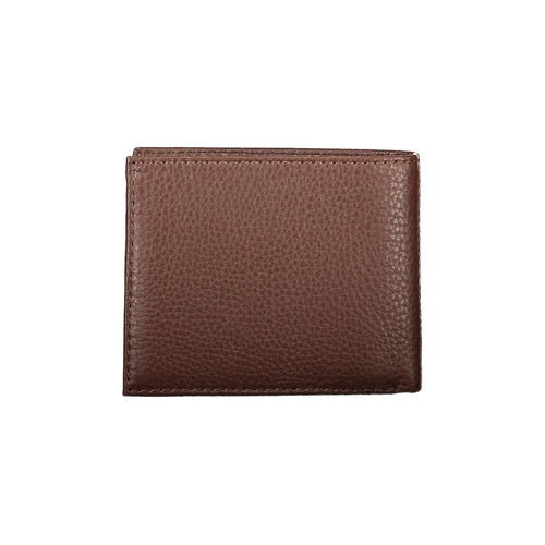 Tommy Hilfiger Elegant Leather Wallet with Contrast Men's Details