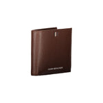 Tommy Hilfiger Elegant Leather Wallet with Contrast Men's Details