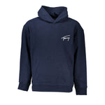 Tommy Hilfiger Eco-Conscious Blue Hooded Men's Sweatshirt