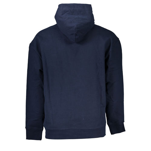 Tommy Hilfiger Eco-Conscious Blue Hooded Men's Sweatshirt