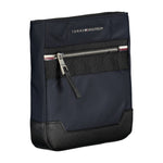 Tommy Hilfiger Sleek Blue Shoulder Bag with Contrasting Men's Details