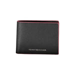 Tommy Hilfiger Elegant Leather Bifold Wallet with Contrast Men's Accents