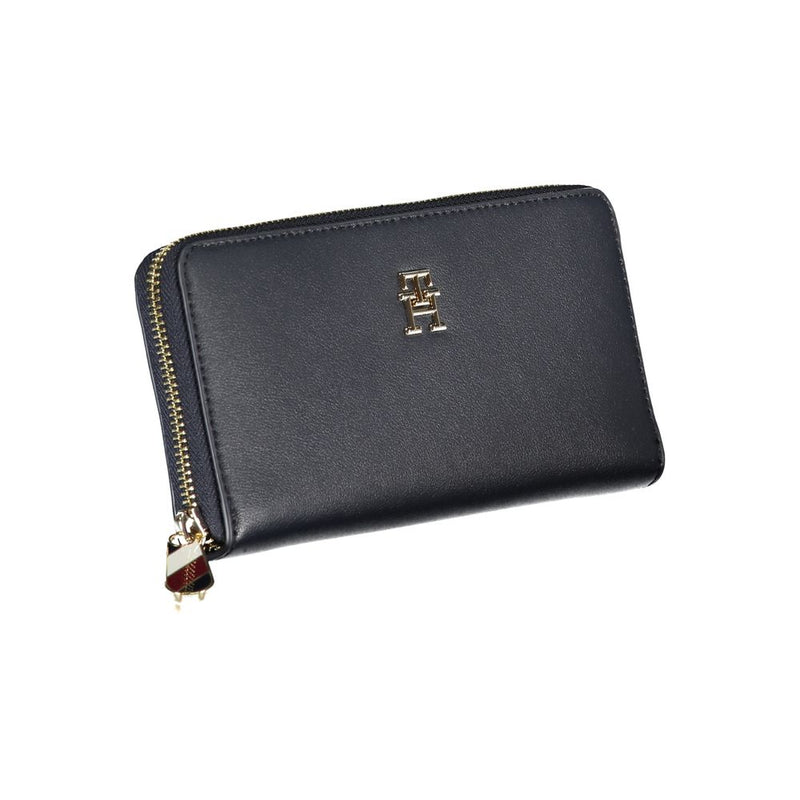 Tommy Hilfiger Chic Blue Organizer Wallet with Ample Women's Space