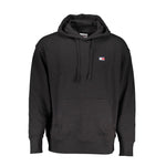 Tommy Hilfiger Sleek Cotton Hooded Sweatshirt with Men's Logo