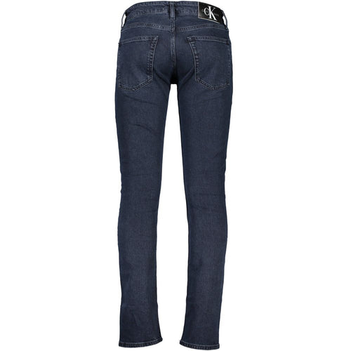 Calvin Klein Elevated Blue Jeans with Signature Contrast Men's Detail