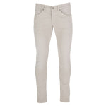 Dondup Chic Beige Stretch Cotton Men's Trousers