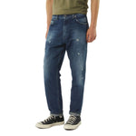 Dondup Chic Dondup Paco Denim with Unique Green Men's Stitching