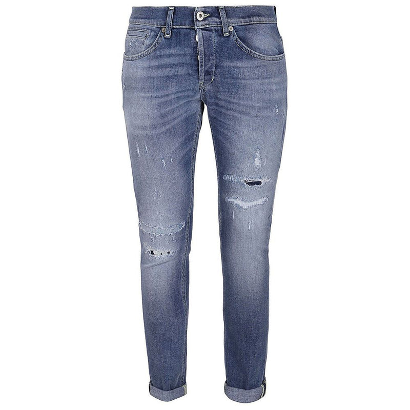 Dondup Chic Distressed Blue Stretch Men's Jeans