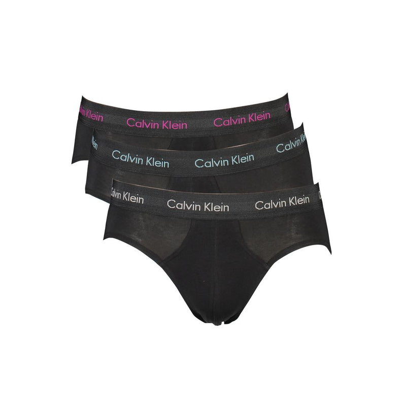 Calvin Klein Sleek Tri-Pack Men's Briefs with Contrast Men's Details