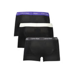 Calvin Klein Sleek Tri-Pack Elastic Waist Men's Boxers