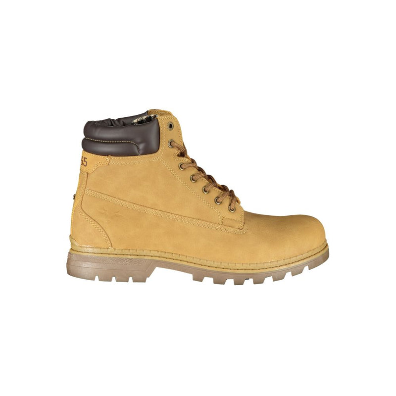 Carrera Vibrant Yellow Lace-Up Fashion Men's Boots