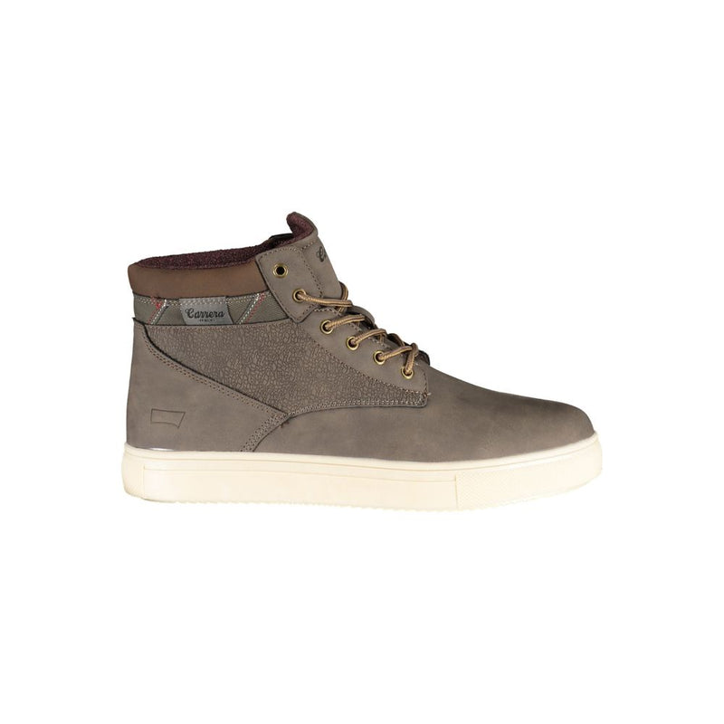 Carrera Chic Brown Lace-up Boots with Contrast Men's Details