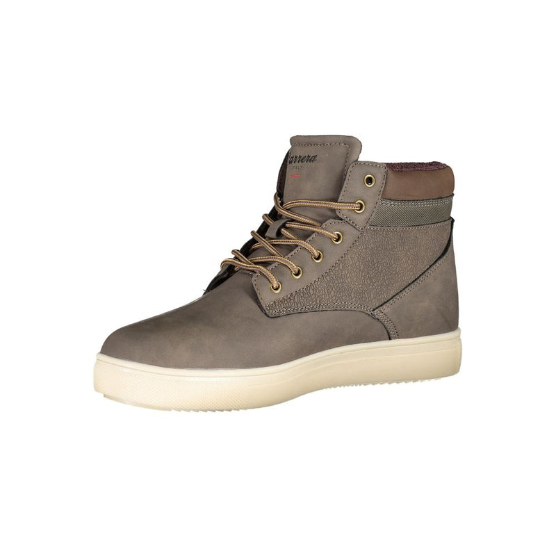 Carrera Chic Brown Lace-up Boots with Contrast Men's Details