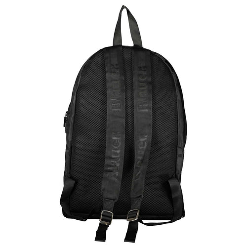 Blauer Sleek Urban Black Backpack with Laptop Men's Sleeve