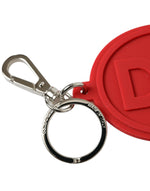 Dolce & Gabbana Elegant Red Trifold Key Holder Women's Case