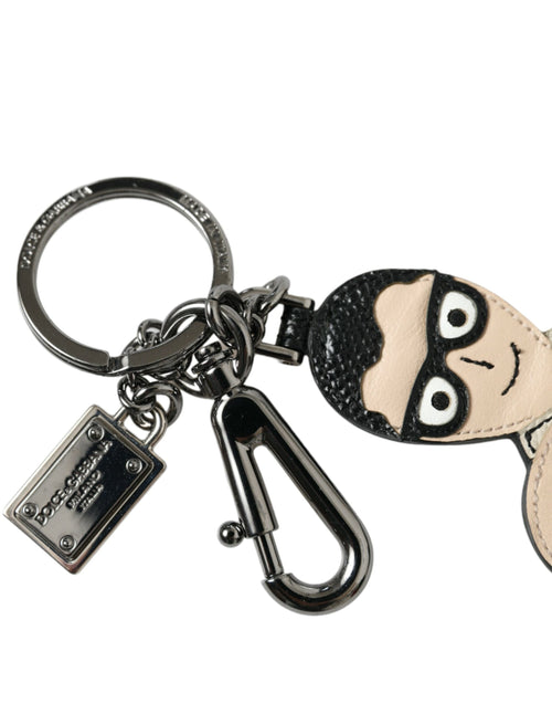 Dolce & Gabbana Elegant Multicolor Leather Men's Keychain