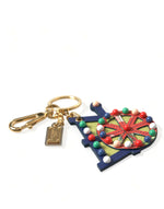 Dolce & Gabbana Multicolor Cellulose Designer Women's Keychain