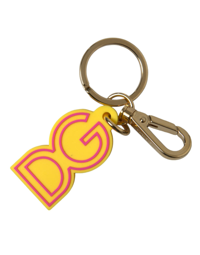 Dolce & Gabbana Chic Yellow Gold Keychain Women's Charm