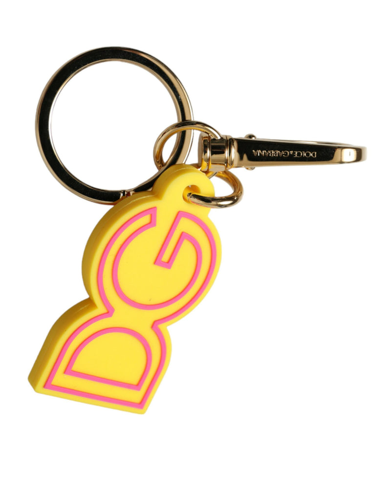 Dolce & Gabbana Chic Yellow Gold Keychain Women's Charm