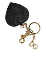 Dolce & Gabbana Stunning Gold and Pink Leather Women's Keychain