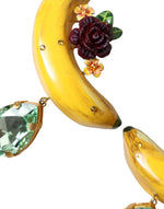 Dolce & Gabbana Chic Clip-on Banana Dangle Women's Earrings