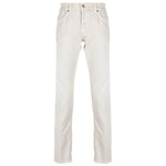 Dondup Cream-Colored Cotton Blend Men's Trousers