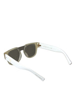 Dolce & Gabbana Chic White Acetate Designer Women's Sunglasses