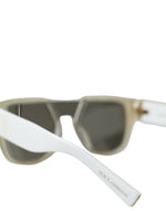 Dolce & Gabbana Chic White Acetate Designer Women's Sunglasses