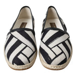 Dolce & Gabbana Elegant Striped Leather Men's Espadrilles