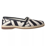 Dolce & Gabbana Elegant Striped Leather Men's Espadrilles