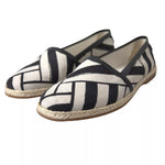 Dolce & Gabbana Elegant Striped Leather Men's Espadrilles