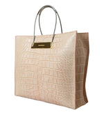 Balenciaga Alligator Leather Chic Pink Tote Women's Bag