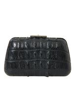 Balenciaga Elegant Crocodile Leather Evening Women's Clutch