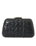 Balenciaga Elegant Crocodile Leather Evening Women's Clutch