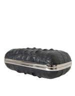 Balenciaga Elegant Crocodile Leather Evening Women's Clutch