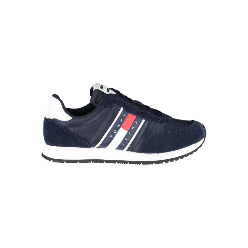 Tommy Hilfiger Blue Polyester Men's Sneaker