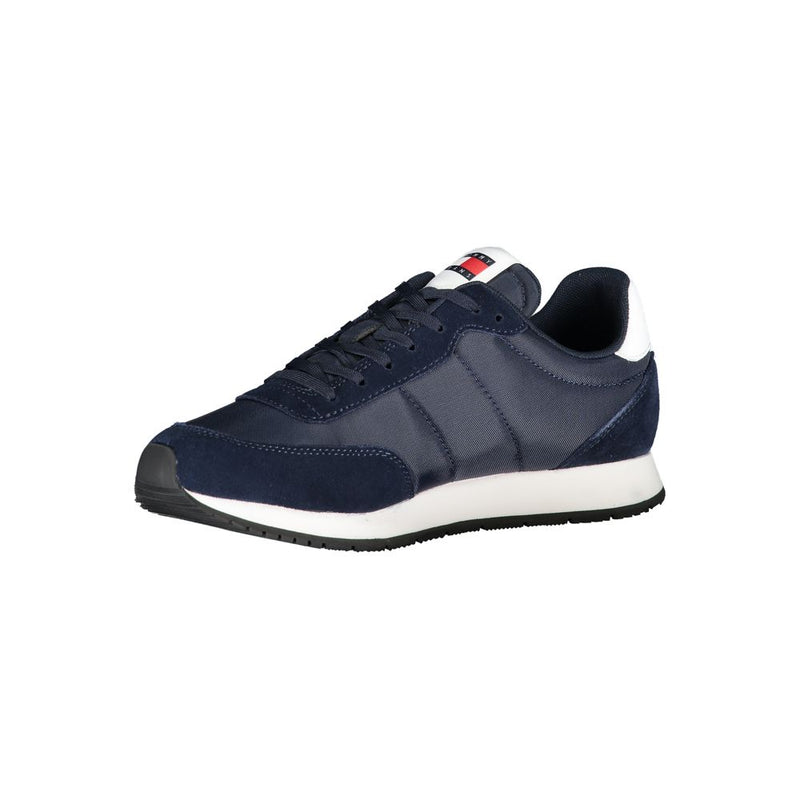 Tommy Hilfiger Blue Polyester Men's Sneaker