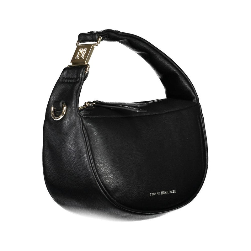 Tommy Hilfiger Black Polyester Women's Handbag