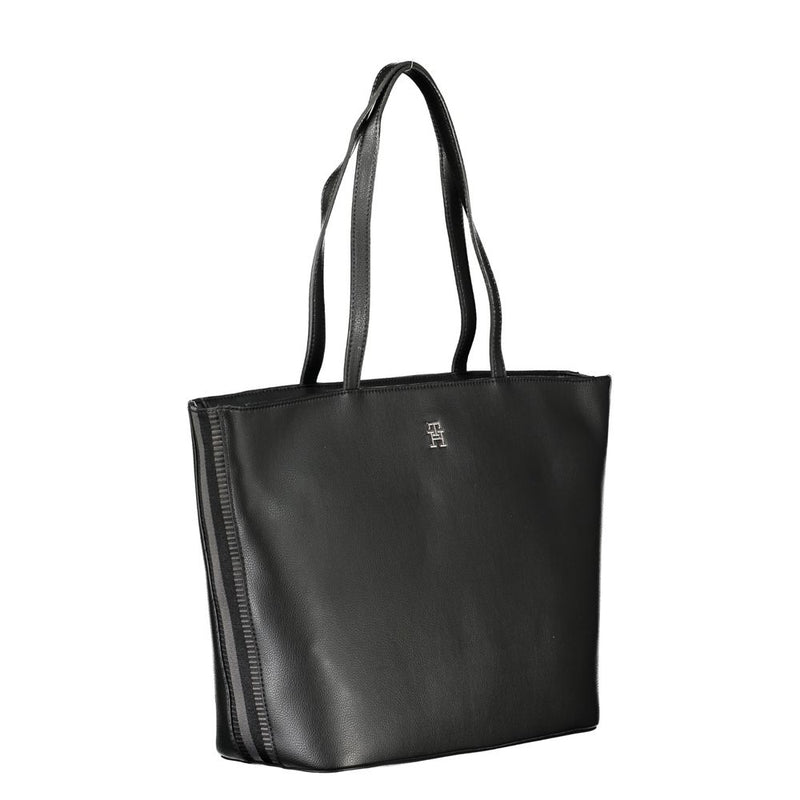 Tommy Hilfiger Black Polyester Women's Handbag