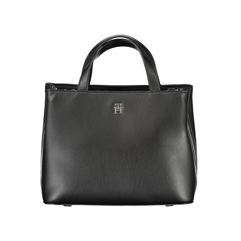 Tommy Hilfiger Black Polyester Women's Handbag