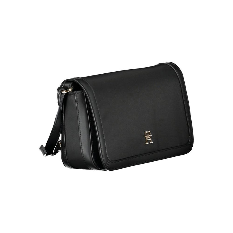 Tommy Hilfiger Black Polyester Women's Handbag