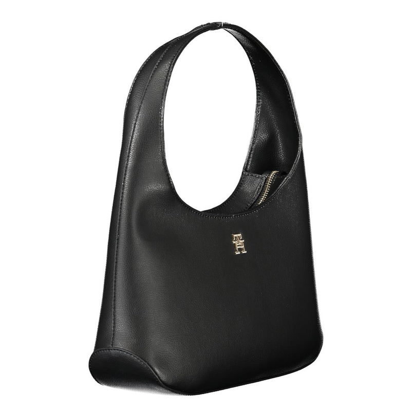 Tommy Hilfiger Black Polyester Women's Handbag