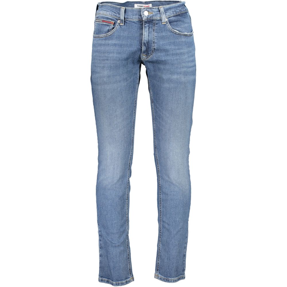 Tommy Hilfiger Blue Cotton Jeans & Men's Pant