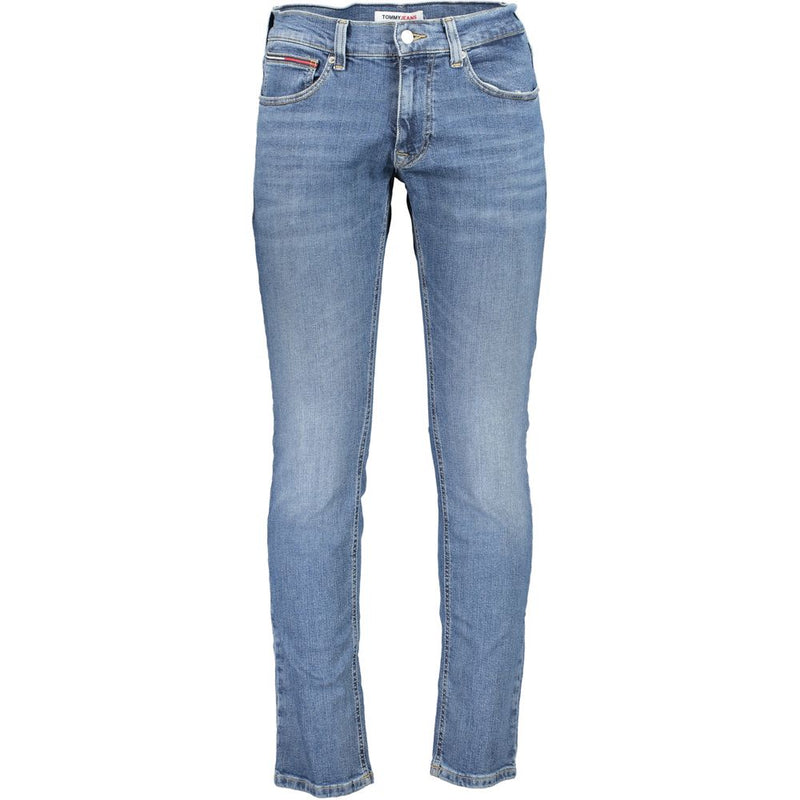 Tommy Hilfiger Blue Cotton Jeans & Men's Pant