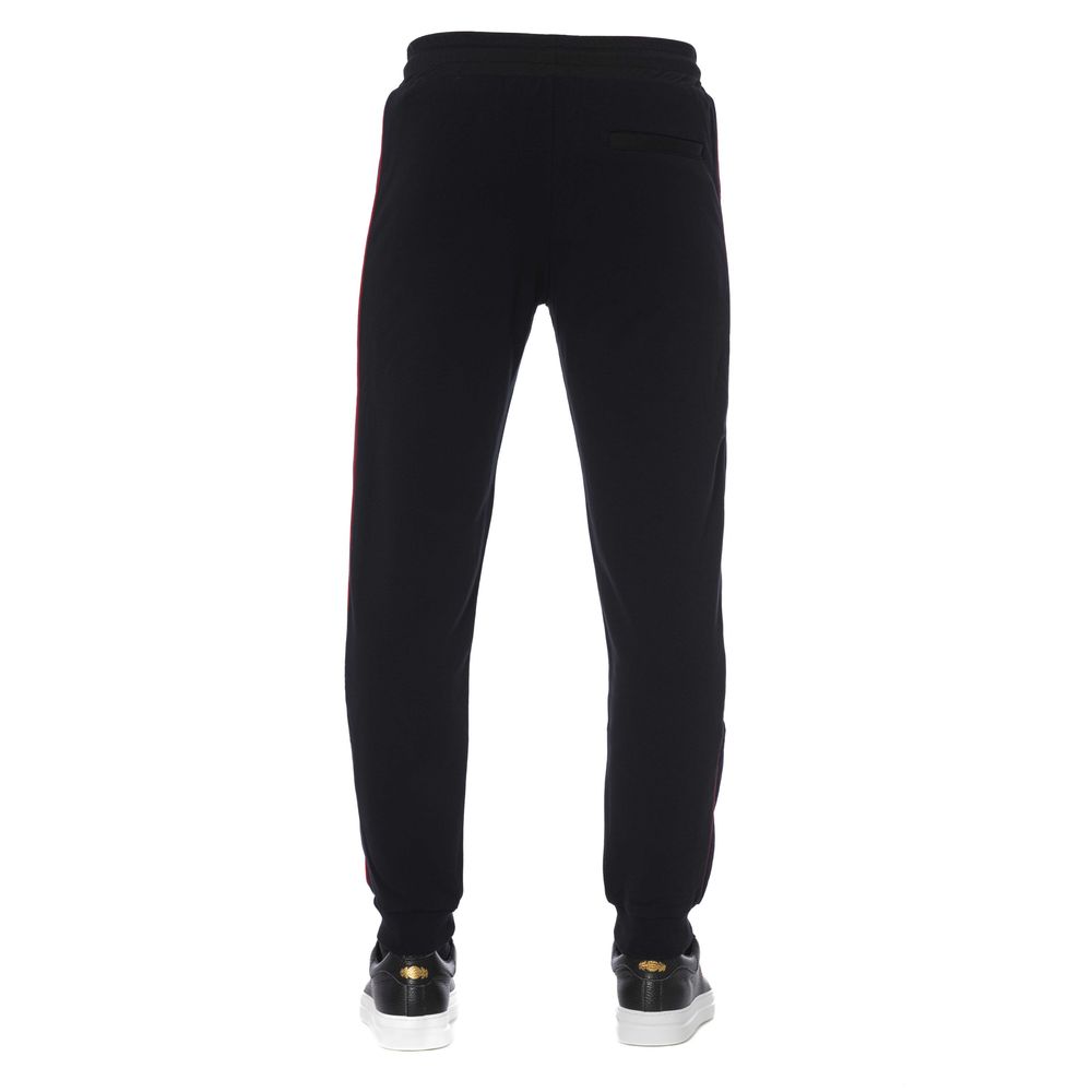 Trussardi Black Cotton Men Sport Men's Pant