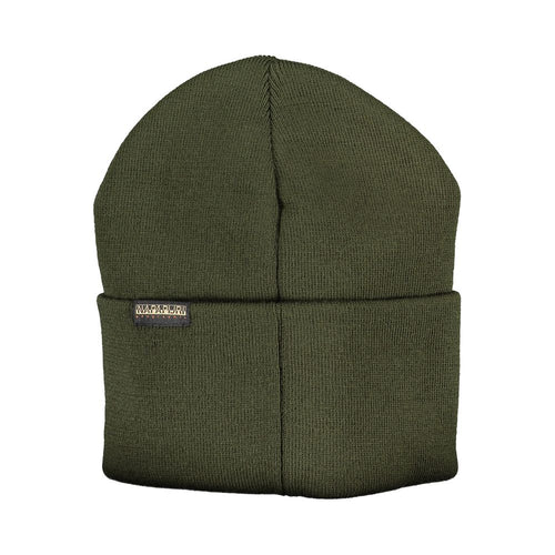 Napapijri Green Acrylic Hats & Men's Cap