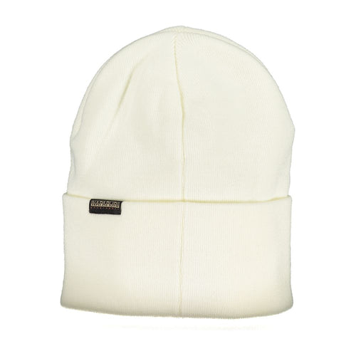 Napapijri White Acrylic Hats & Men's Cap