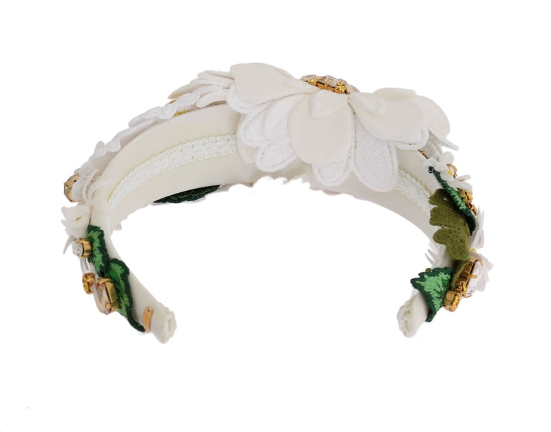 Dolce & Gabbana Sunflower Crystal Embellished Women's Headband